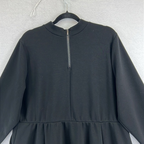 Torrid Woman’s Knit Mini Dress Sz 3 (22-24) Black Soft Polyester/Modal/Spandex - Picture 9 of 14